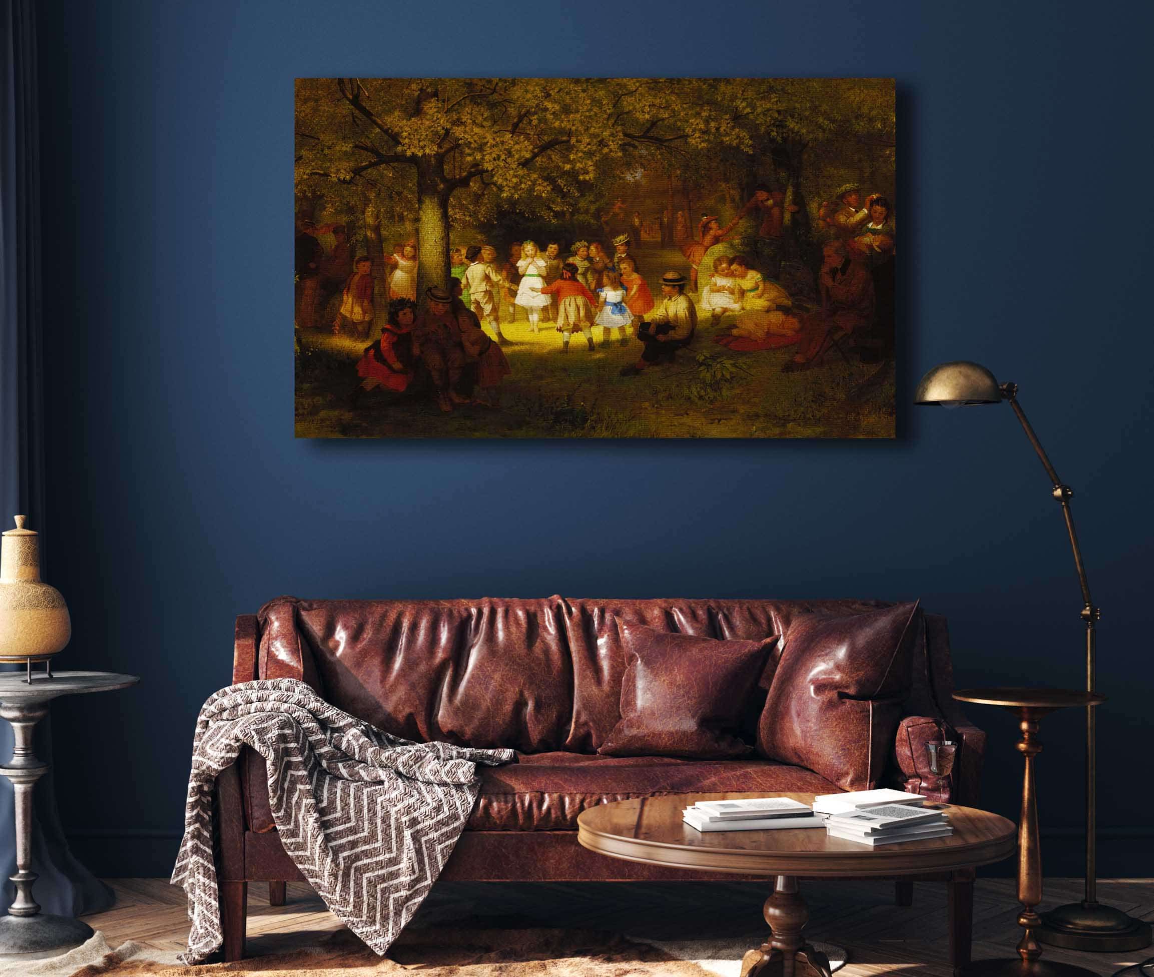 Picnic Party In The Woods by John George Brown - Image 4