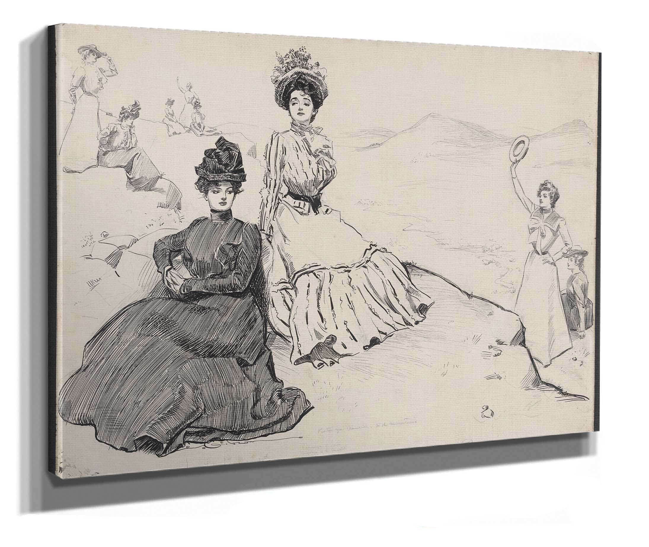 Picturesque America Anywhere In The Mountains by Charles Dana Gibson - Image 2