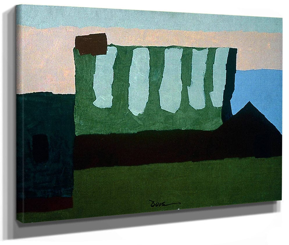 Pieces Of Red, Green, And Blue By Arthur Dove