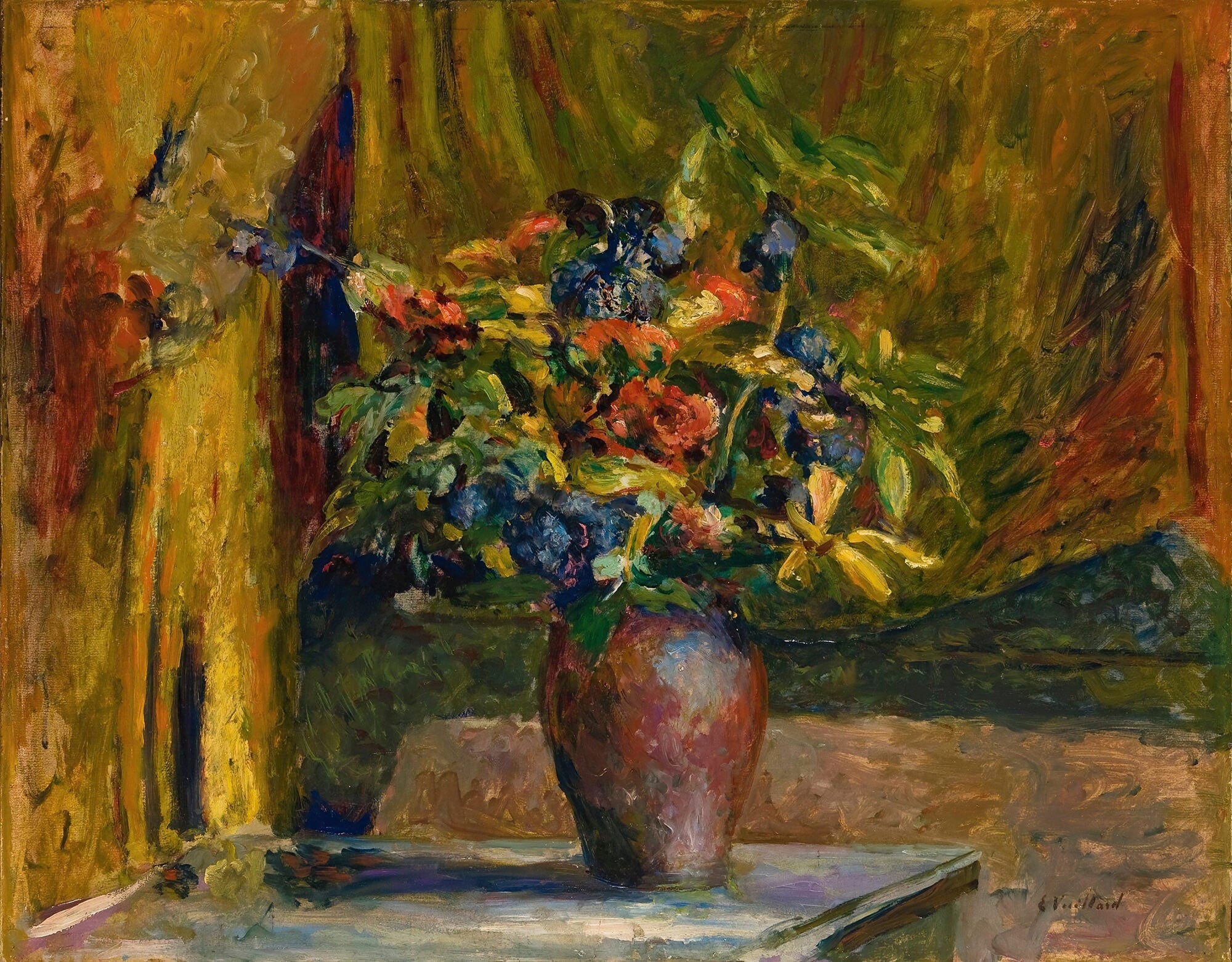 Pieds Dalouette Et Geraniums by Edouard Vuillard - Image 2