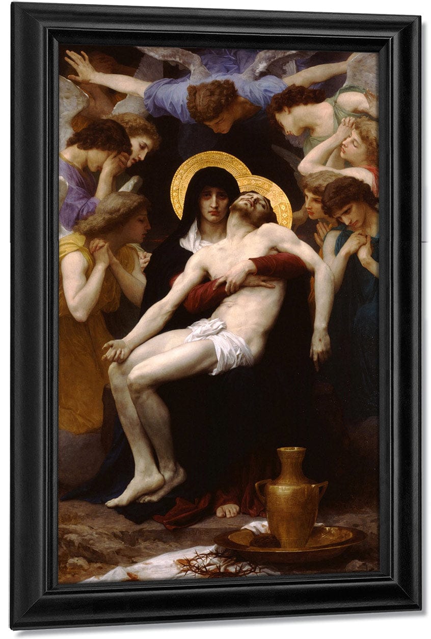 Pieta 1876 By William Adolphe Bouguereau - Image 7