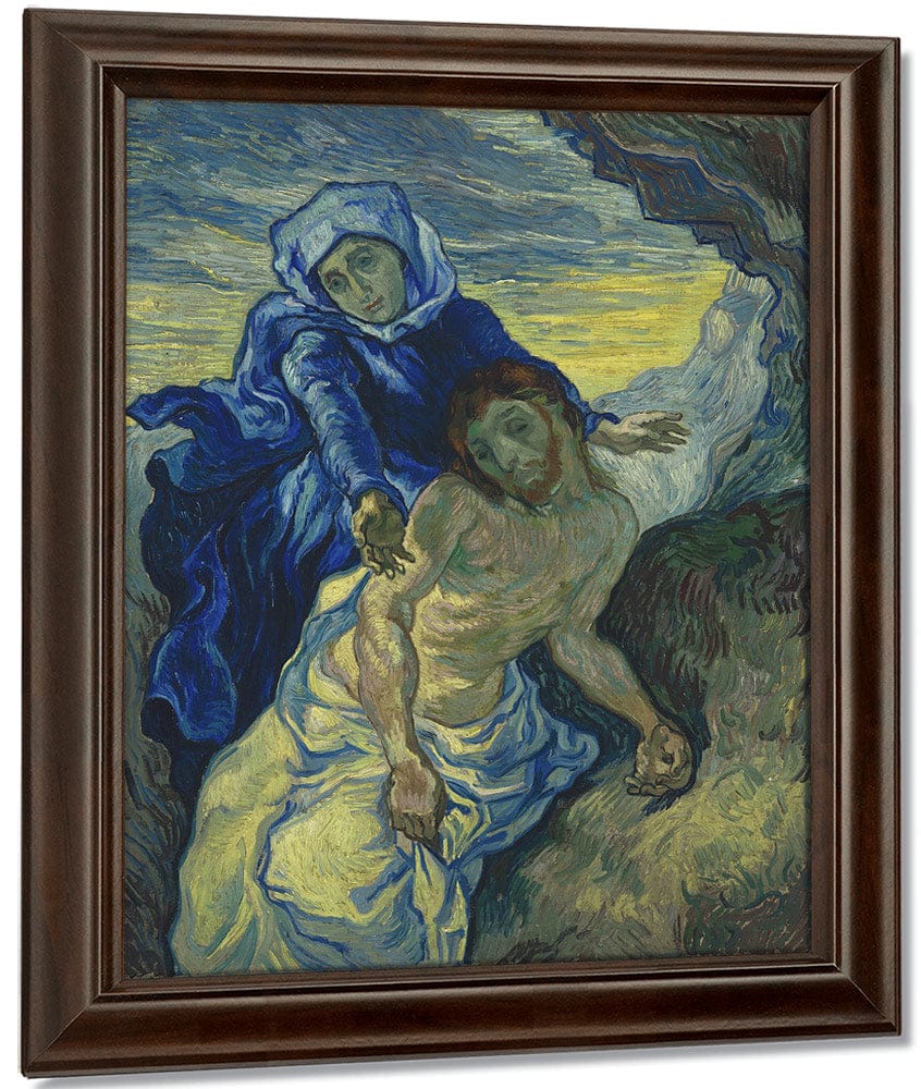 Pieta (After Delacroix) Saint Remy (Piedad Saint Remy) By Vincent Van Gogh - Image 4