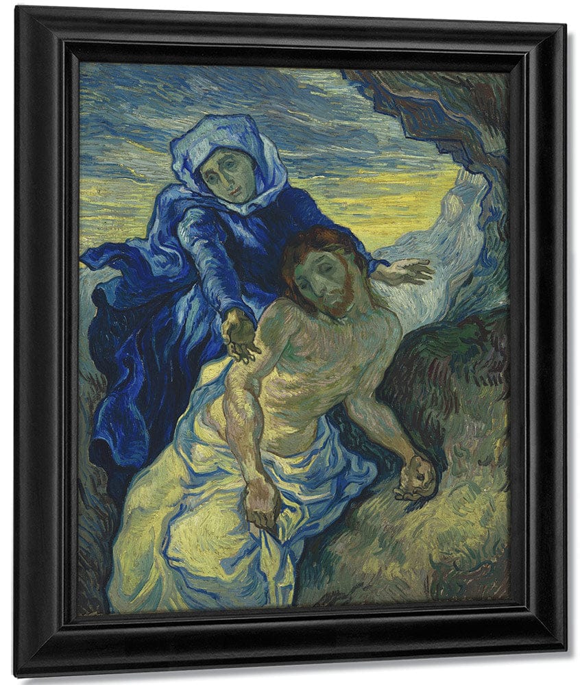 Pieta (After Delacroix) Saint Remy (Piedad Saint Remy) By Vincent Van Gogh - Image 6