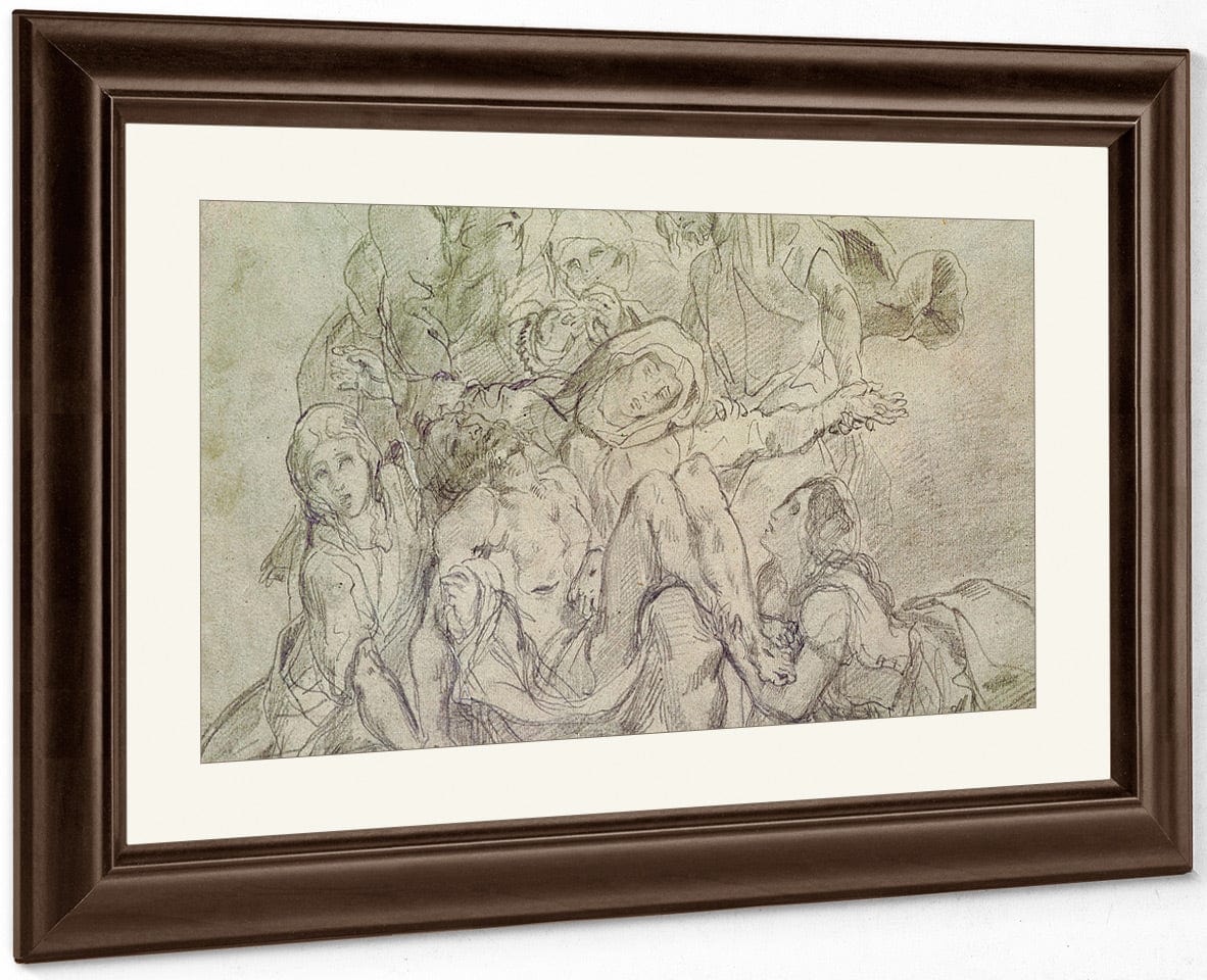 Pieta By Ferdinand Victor Eugene Delacroix - Image 5