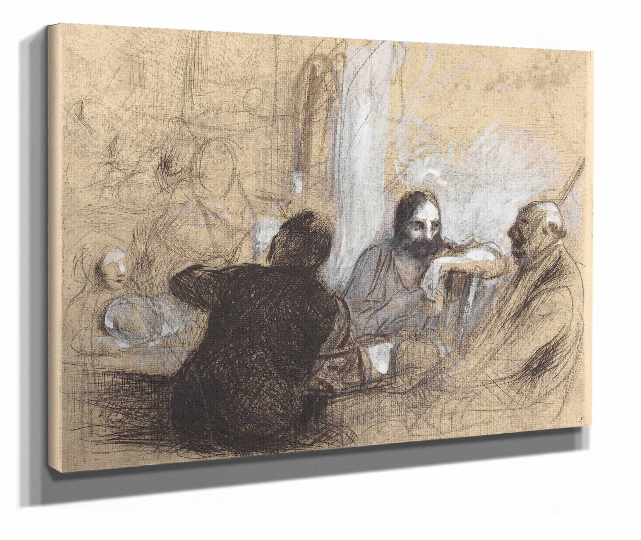 Pilgrims At Emmaus by Jean Louis Forain - Image 2
