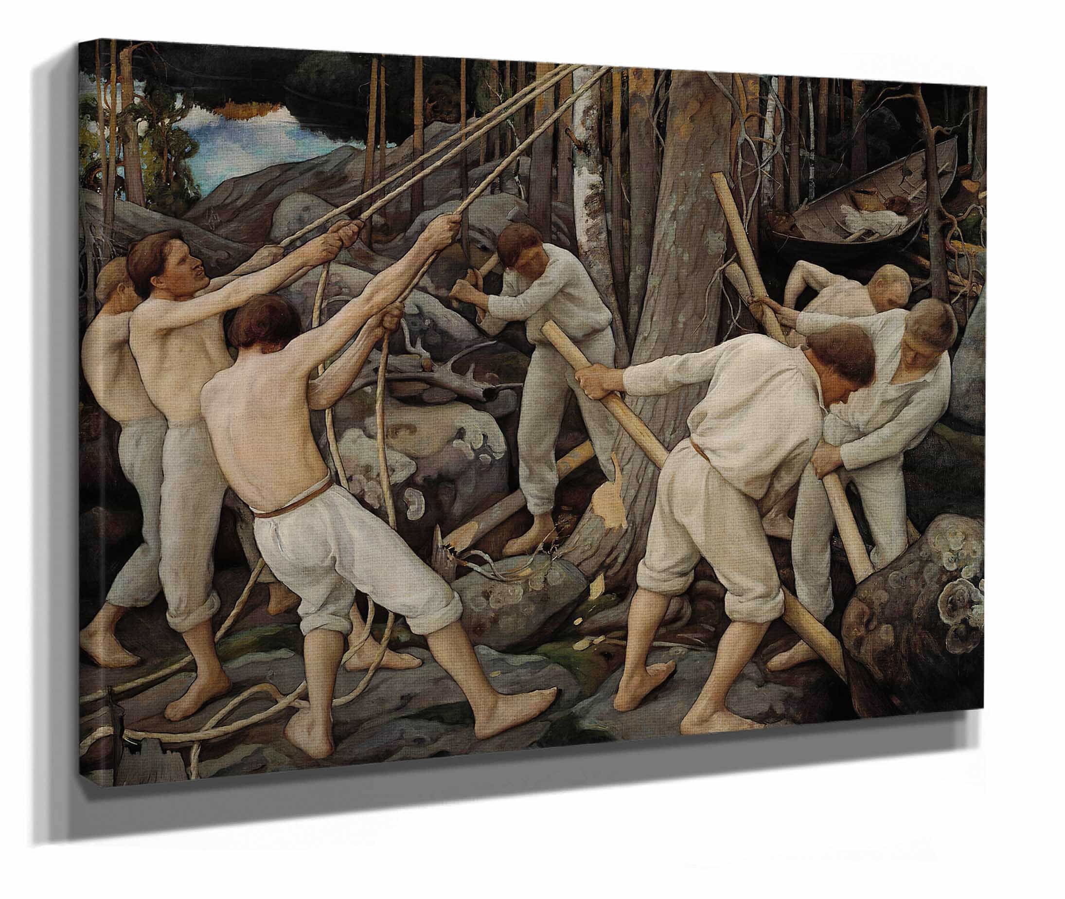 Pioneers In Karelia by Pekka Halonen - Image 2