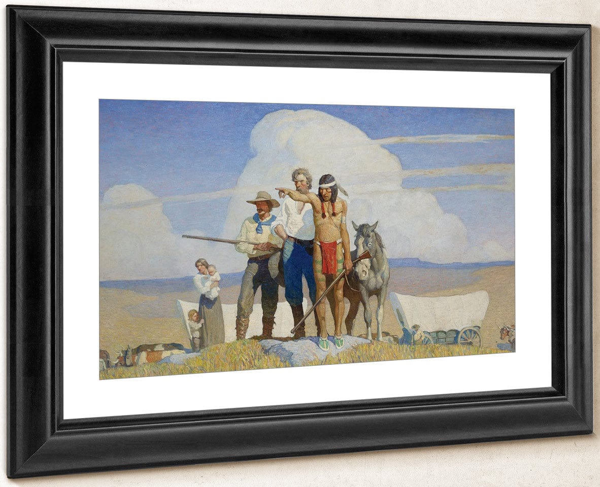 Pioneers The Opening Of The Prairies By NC Wyeth - Image 2