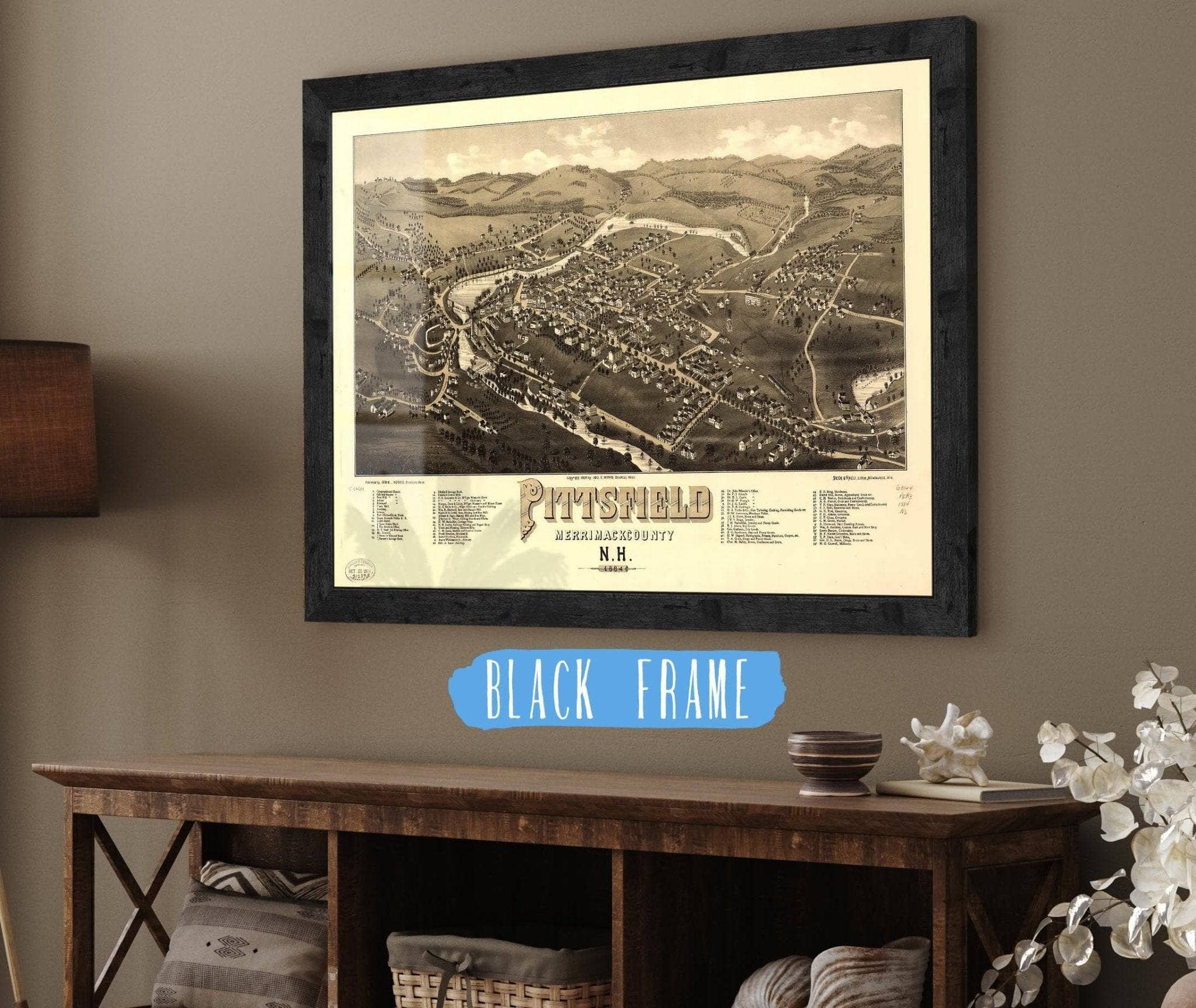Pittsfield Merrimackcounty Nh 1884 State of New Hampshire - Image 2