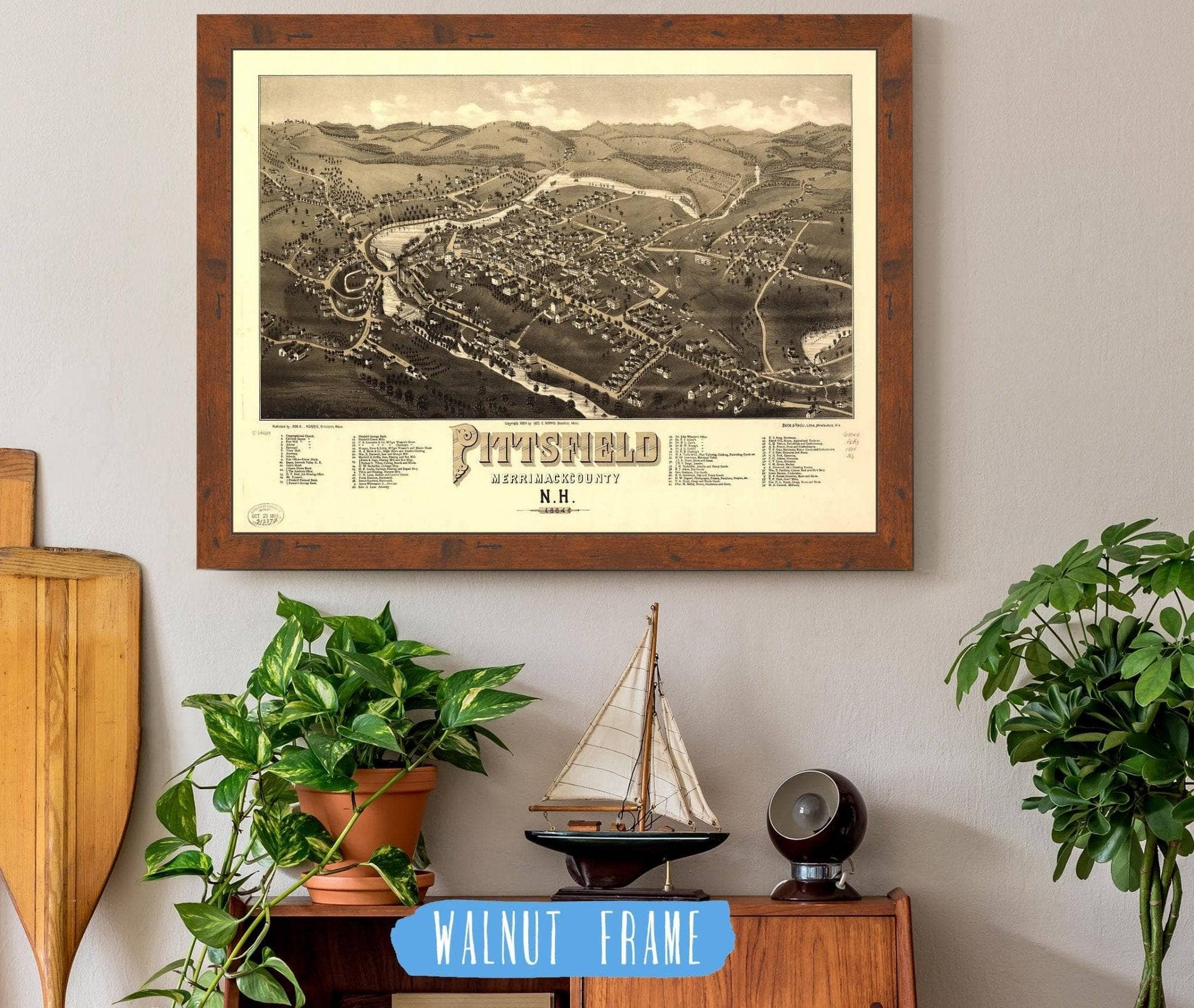 Pittsfield Merrimackcounty Nh 1884 State of New Hampshire - Image 4