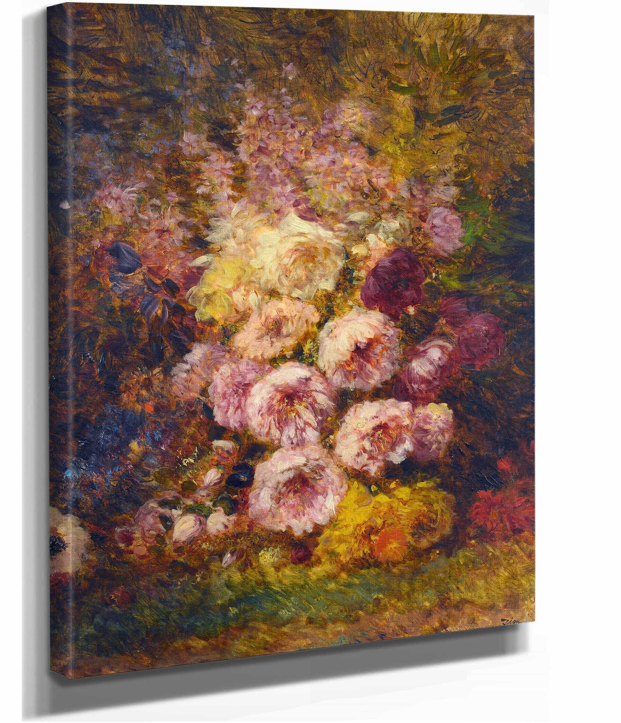 Pivoines by Felix Ziem - Image 2