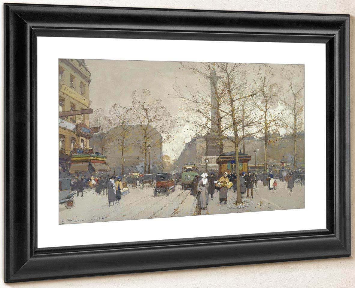 Place De La Bastille 2 By Eugene Galien Laloue - Image 4