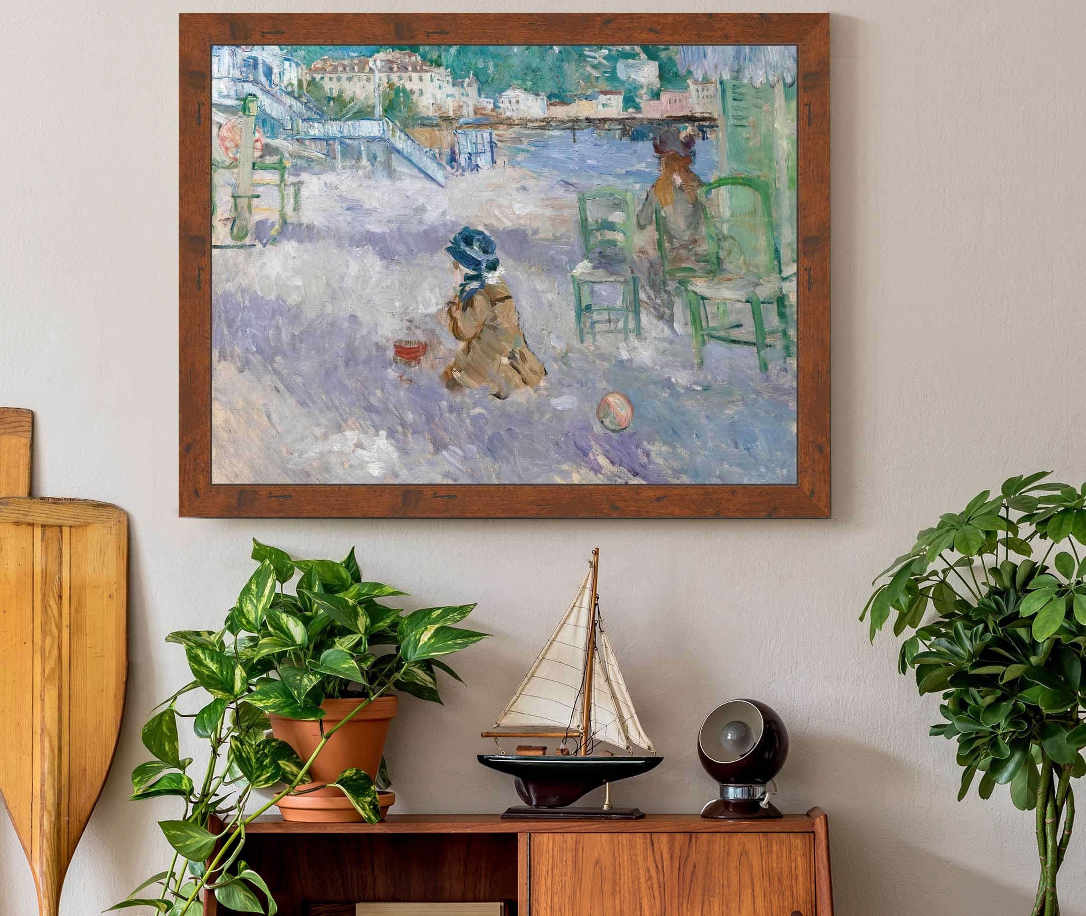 Plage De Nice by Berthe Morisot - Image 3