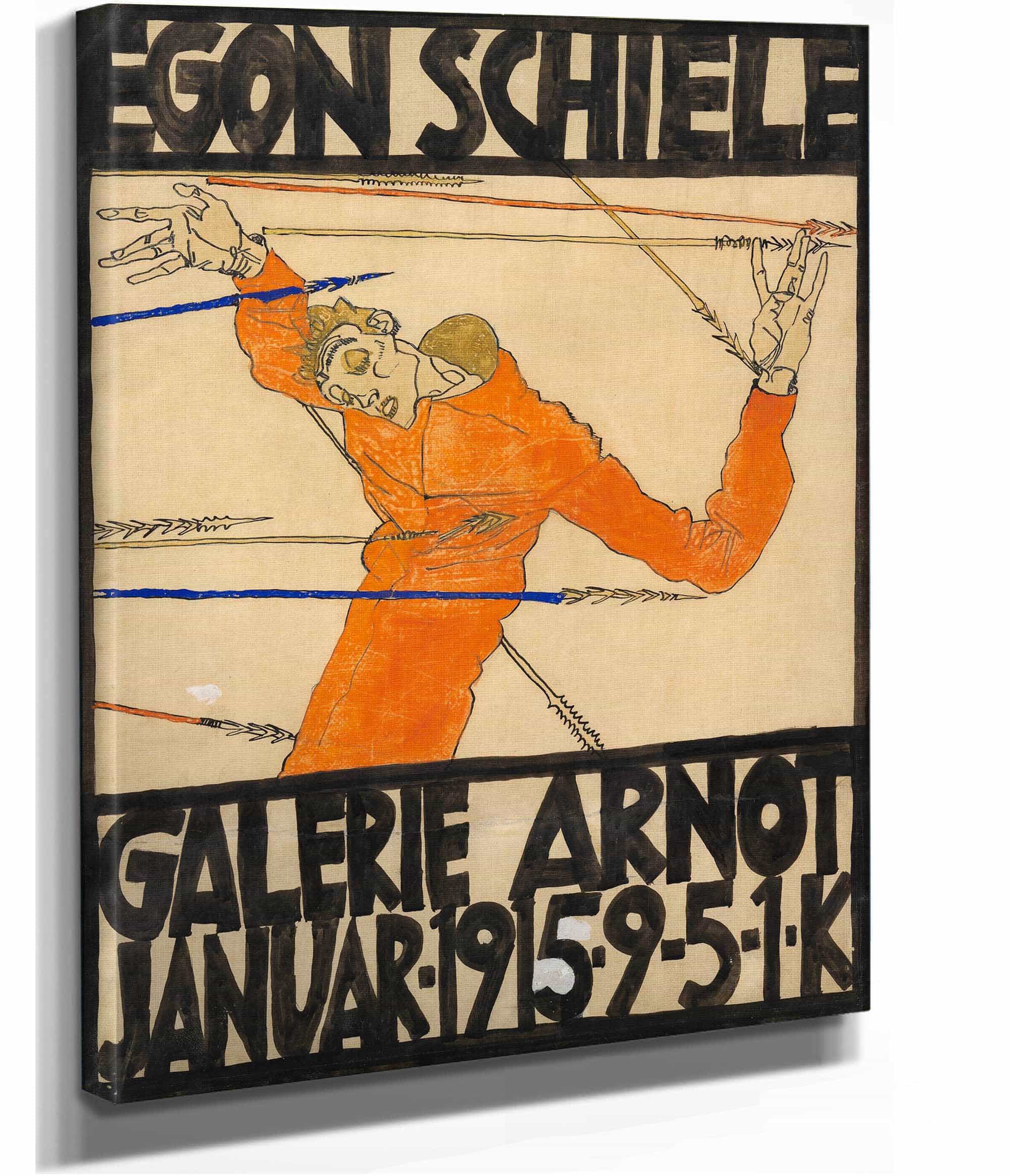 Plakat Der Schiele Ausstellung In Der Galerie Arnot by Egon Schiele - Image 2