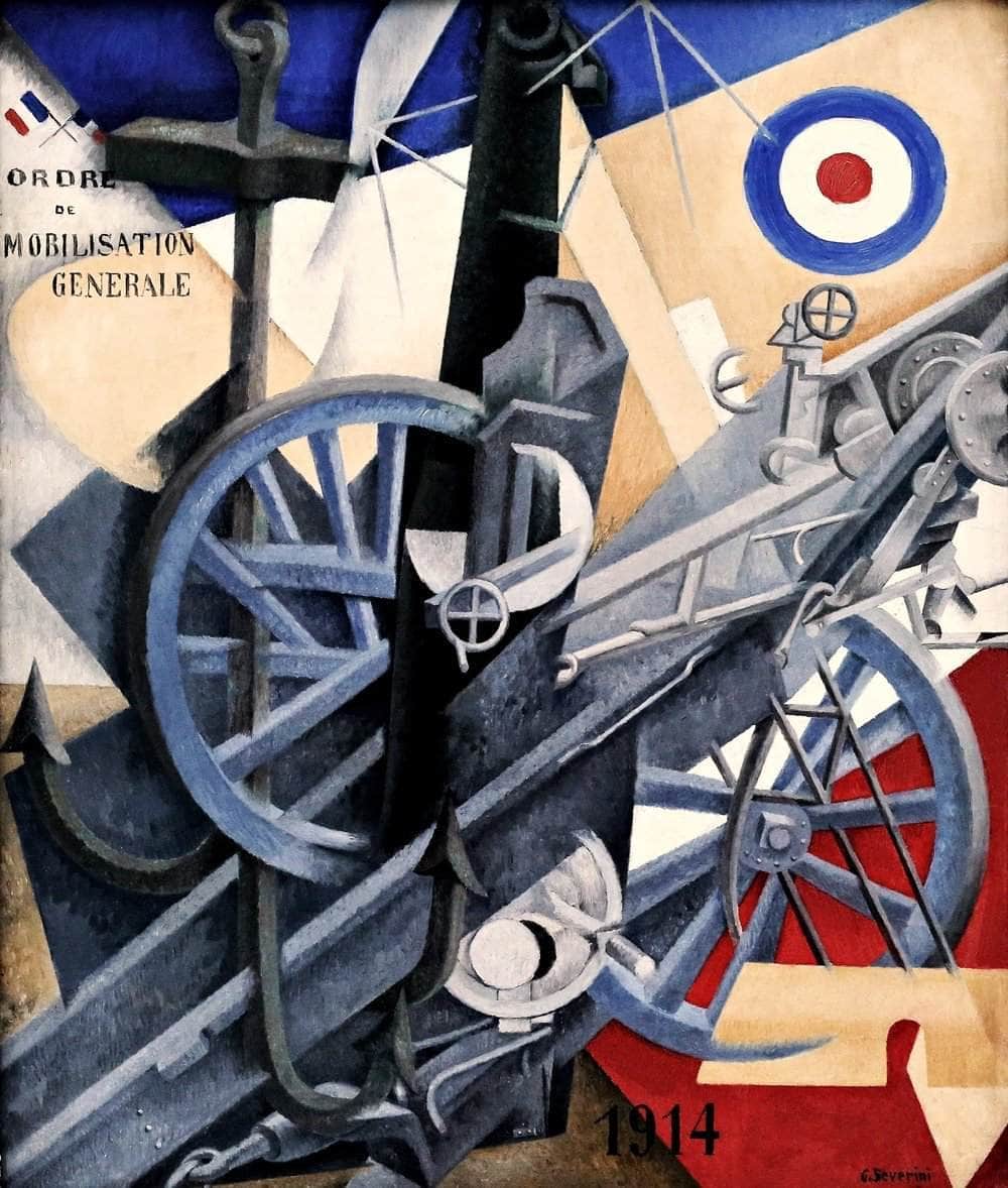 Plastic Synthesis Of The Idea Of War Painting Gino Severini Canvas Art - Image 5