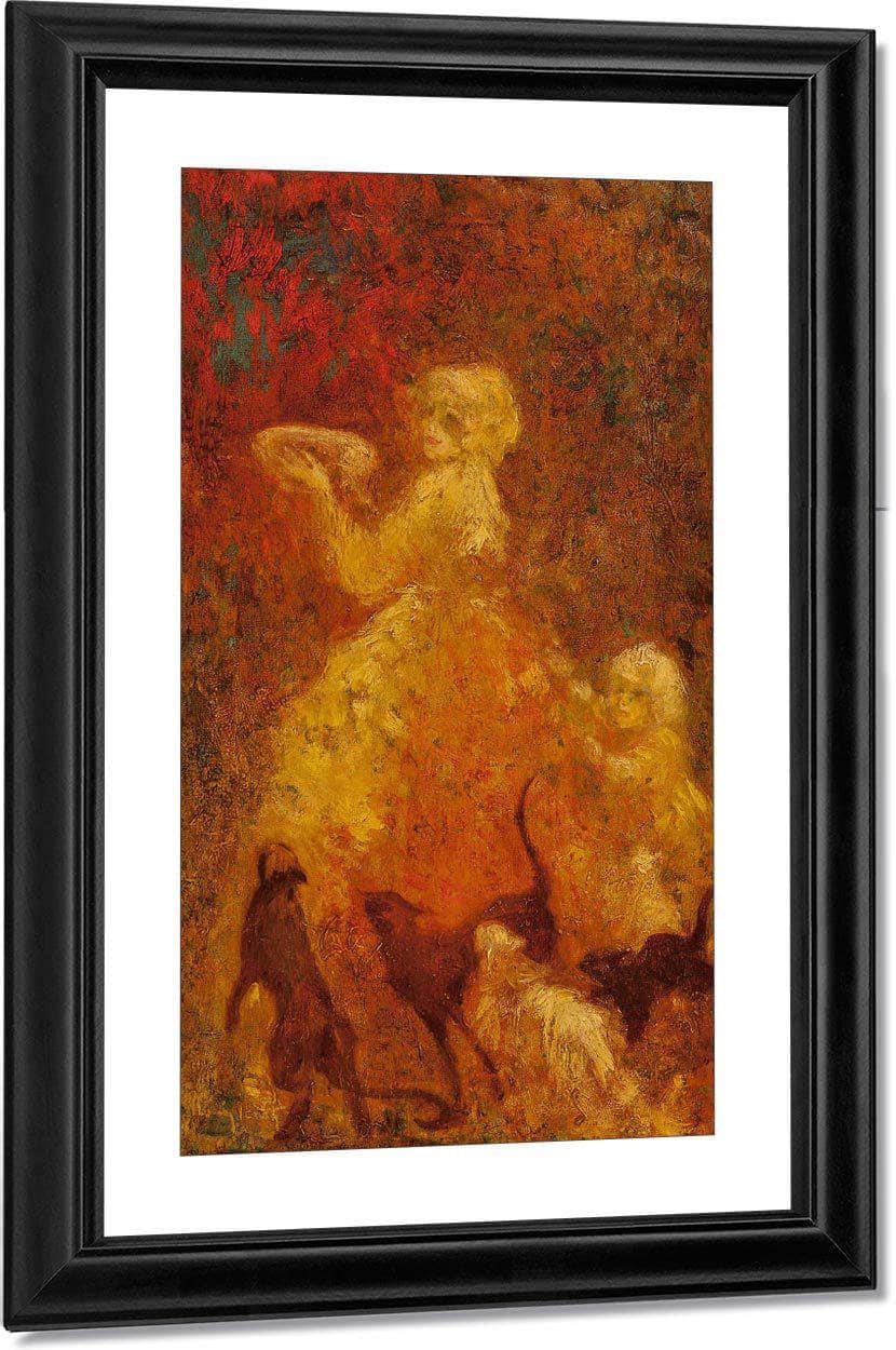 Plate Of Milk Circa 1920 By Louis Icart - Image 3