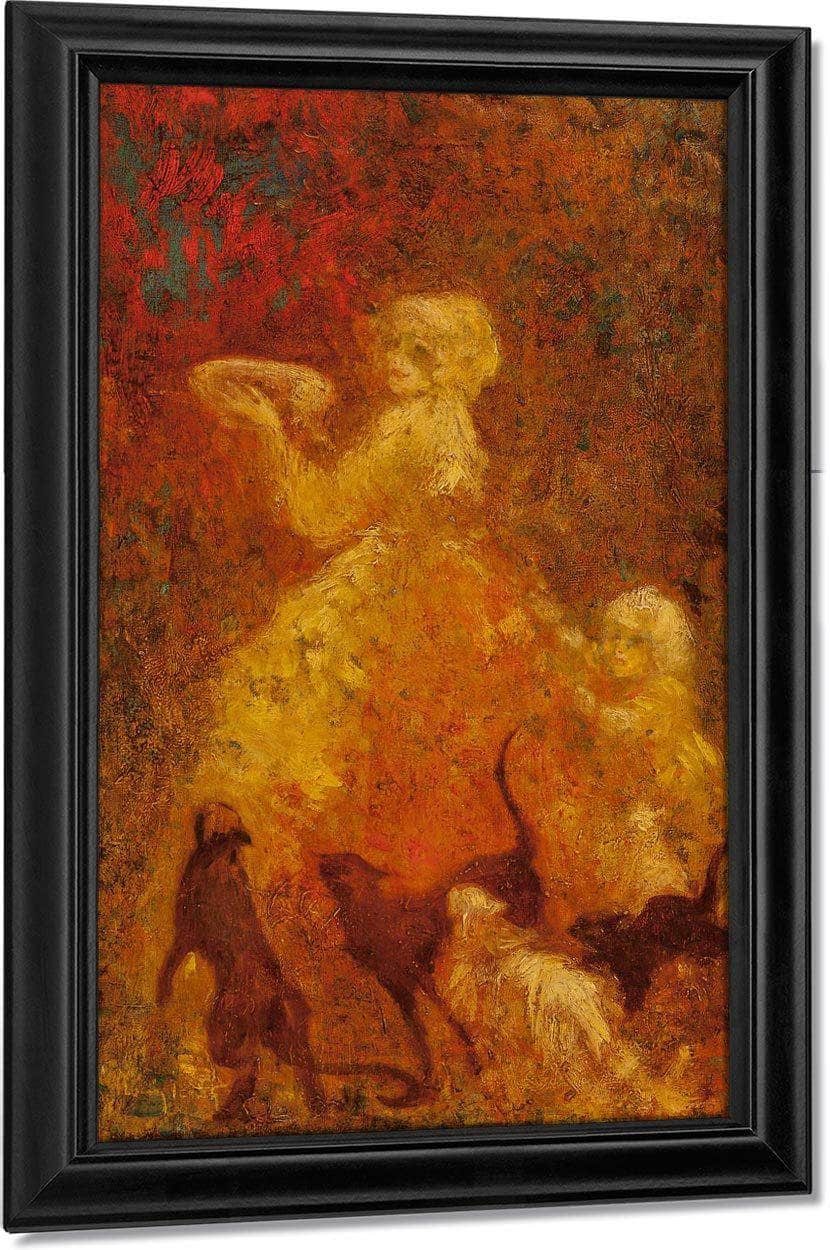 Plate Of Milk Circa 1920 By Louis Icart - Image 7