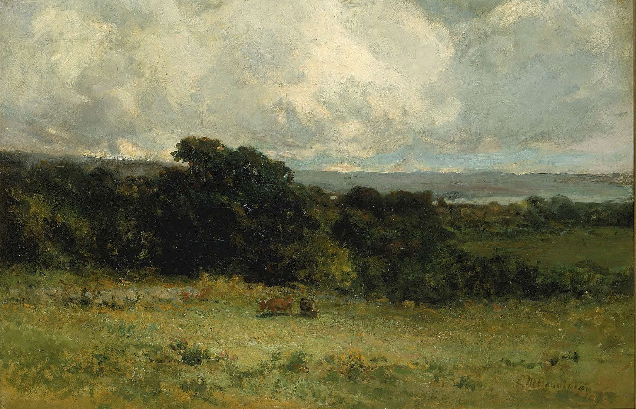 Pleasant Pastures by Edward Mitchell Bannister - Image 2