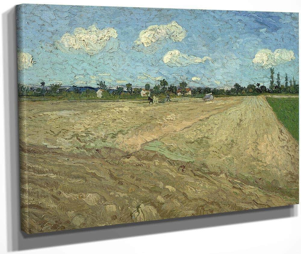 Ploughed Fields ('The Furrows') By Vincent Van Gogh