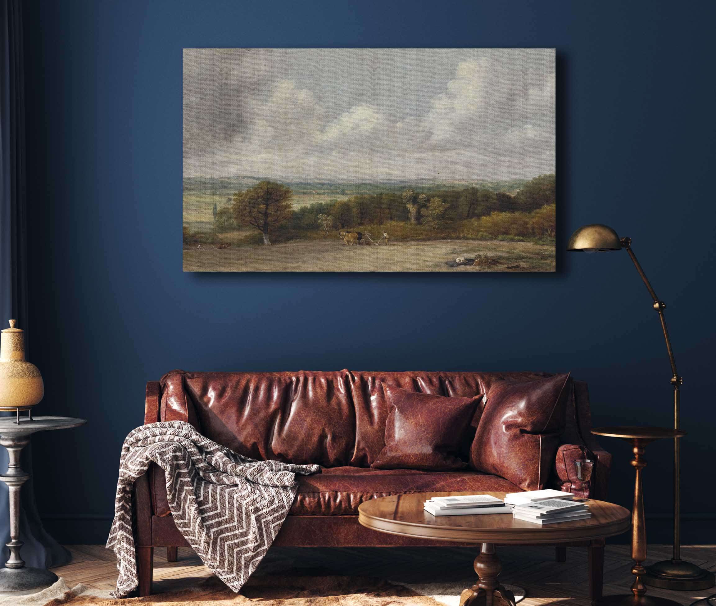 Ploughing Scene In Suffolk by John Constable - Image 4