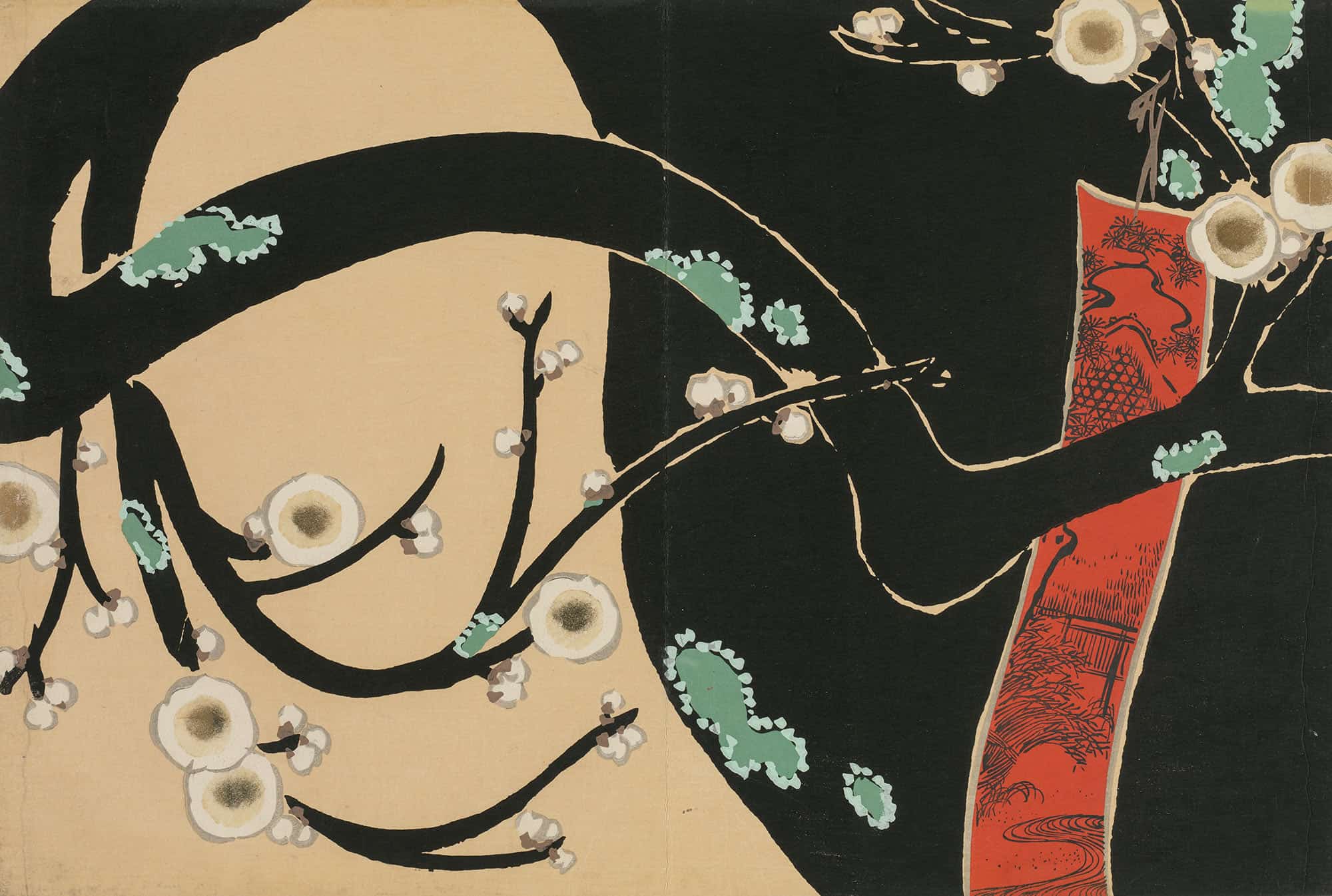 Plum Ume by Kamisaka Sekka