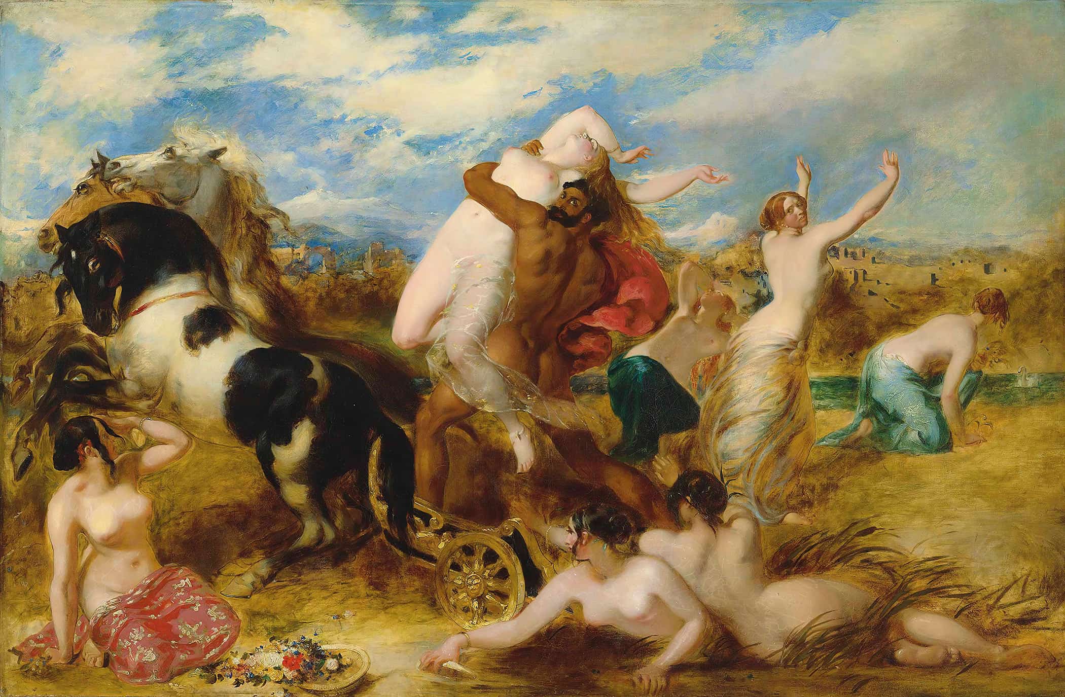 Pluto Carrying Off Proserpine by William Etty - Image 2