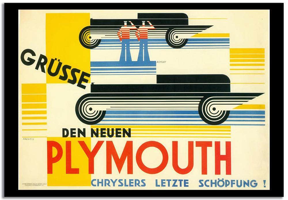 Plymouth Vintage Poster - Image 2