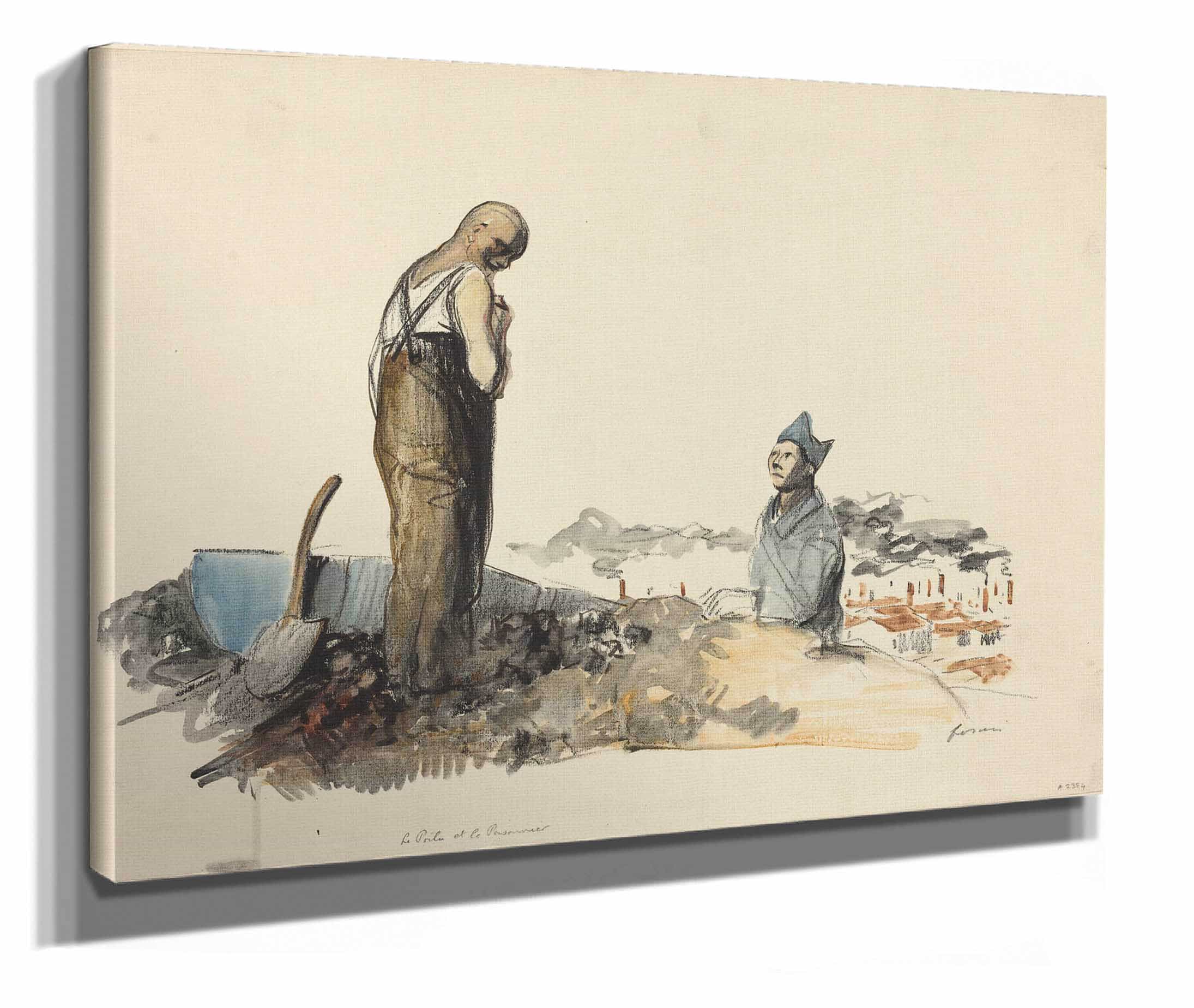 Poilu And Prisoner by Jean Louis Forain - Image 2