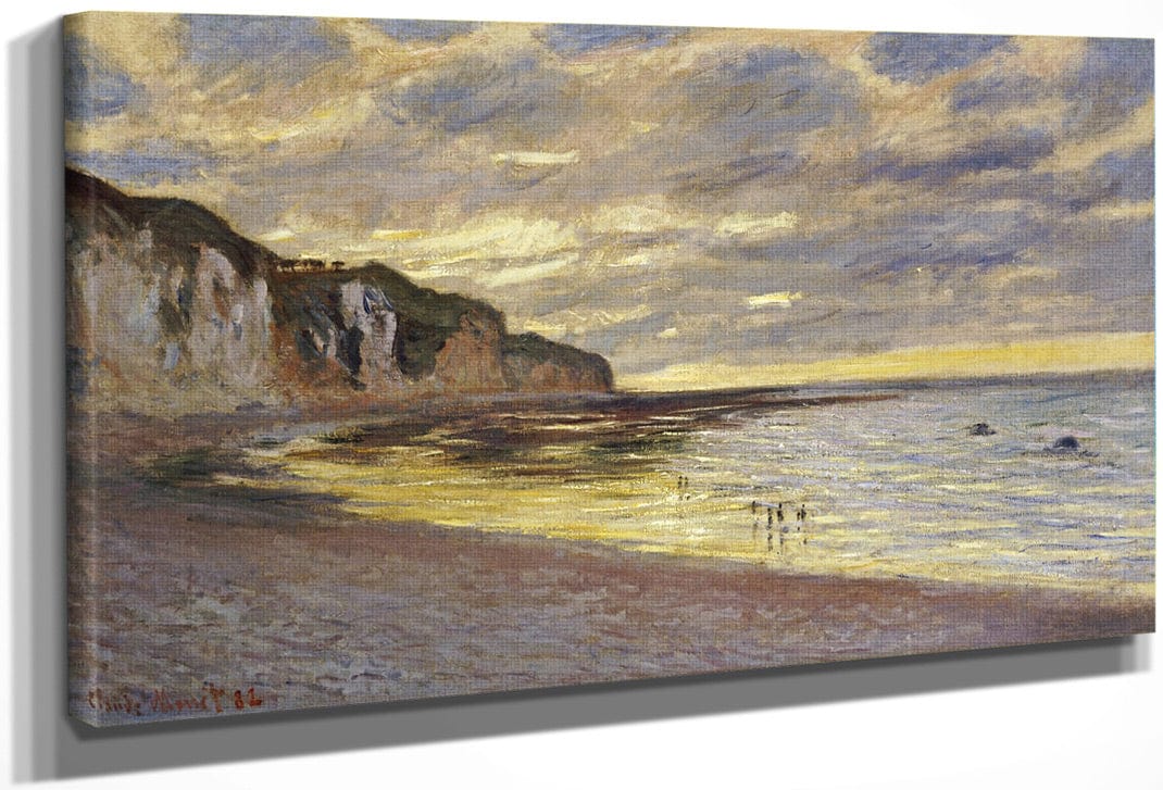 Pointe De Lailly, Maree Basse By Claude Monet