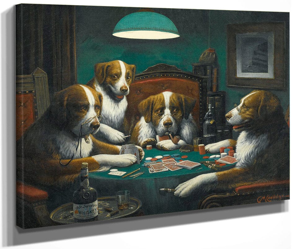 Poker Game By Cassius Coolidge