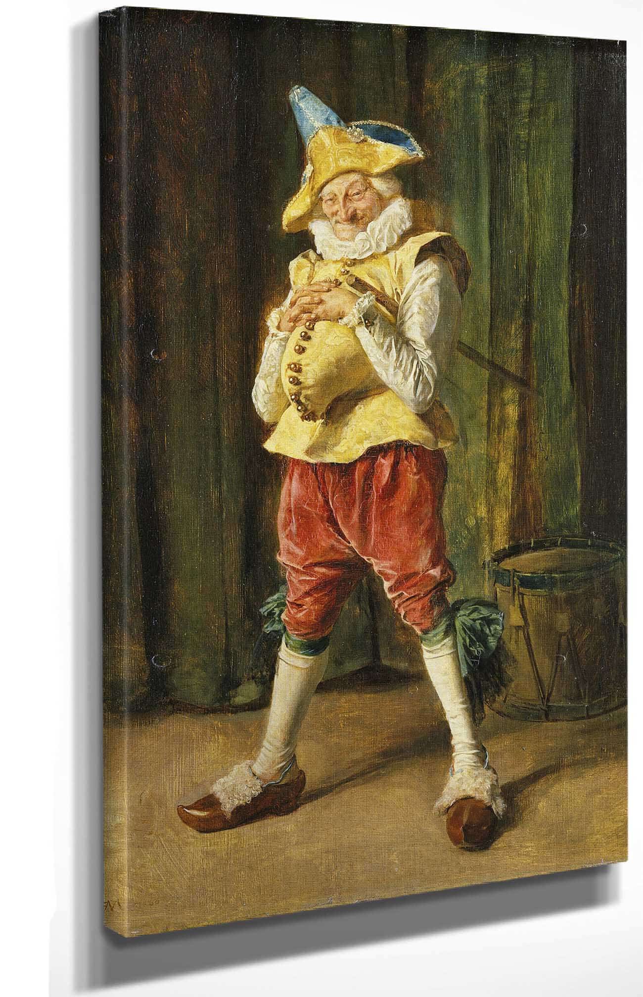 Polichinelle by Ernest Meissonier - Image 4