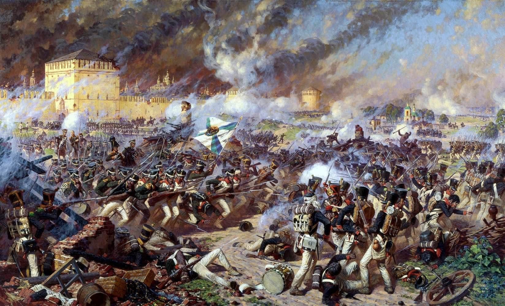 Polish Artillery Battle Of Raszyn Painting Wojciech Kossak Canvas Art - Image 5