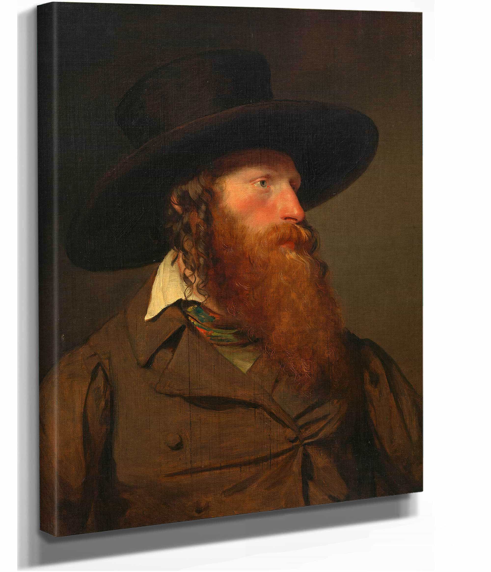 Polnischer Jude Bildnisstudie by Friedrich Von Amerling - Image 2