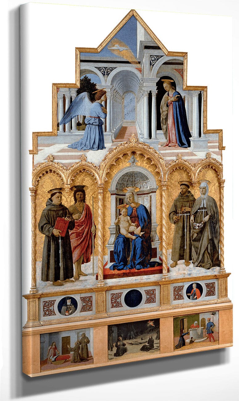 Polyptych Of Perugia 1470 By Piero Della Francesca