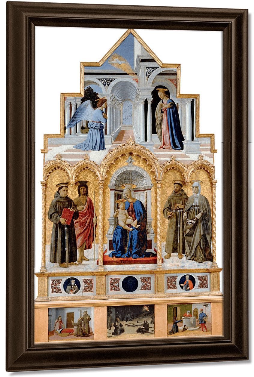 Polyptych Of Perugia 1470 By Piero Della Francesca - Image 5