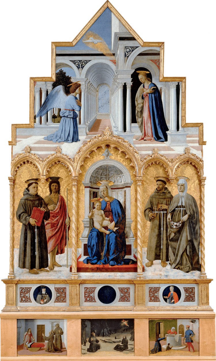 Polyptych Of Perugia 1470 By Piero Della Francesca - Image 6