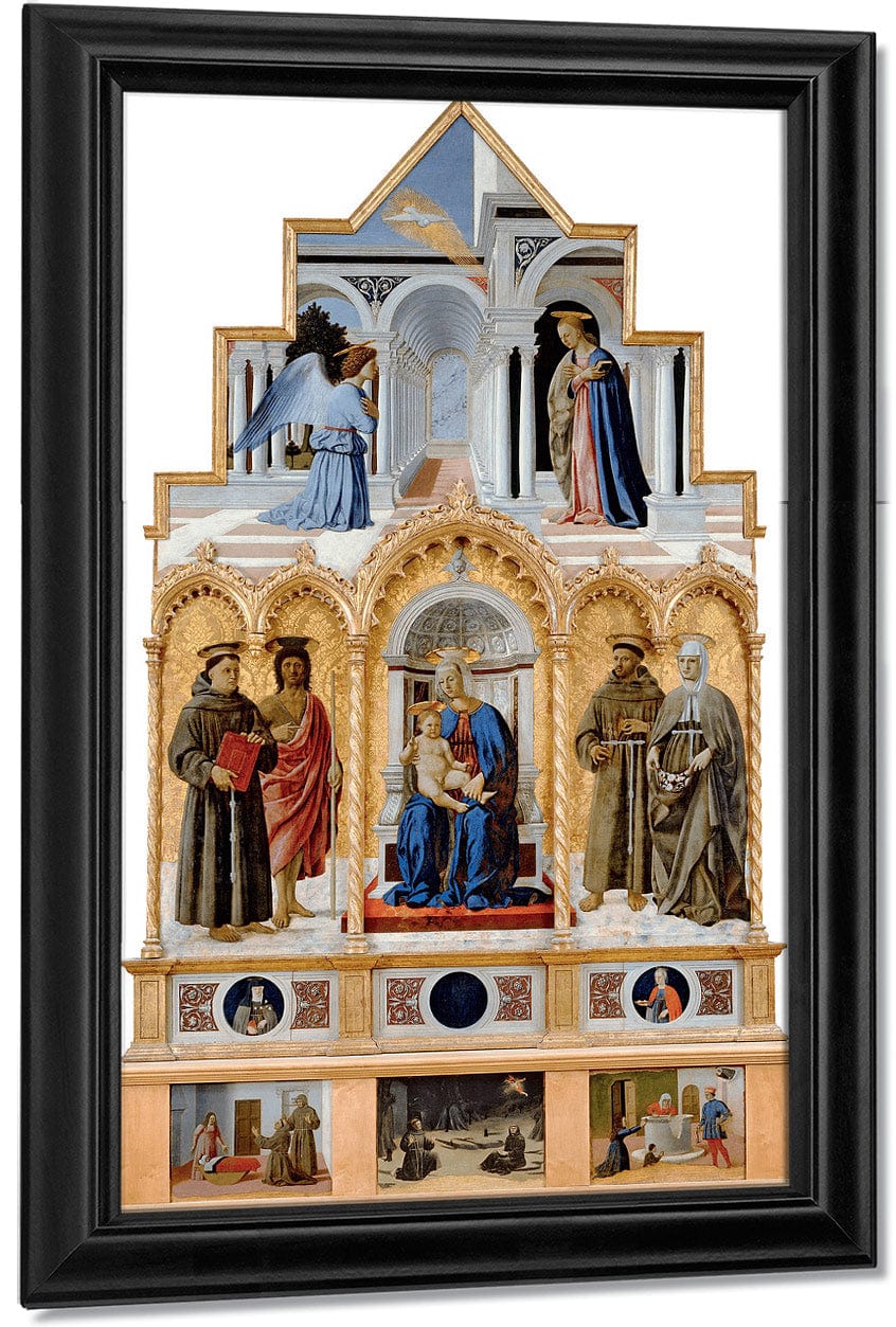 Polyptych Of Perugia 1470 By Piero Della Francesca - Image 7