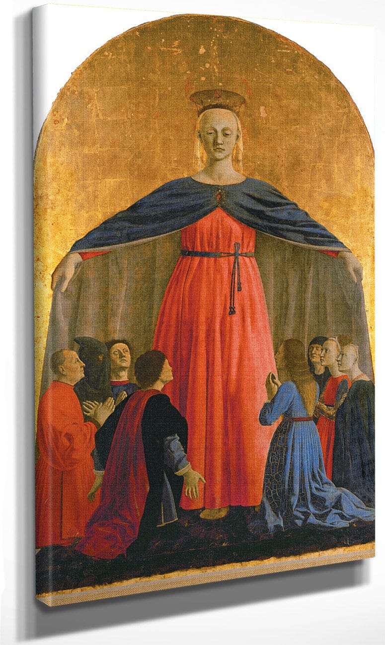 Polyptych Of The Misericordia Detail Of The Madonna 1462 By Piero Della Francesca