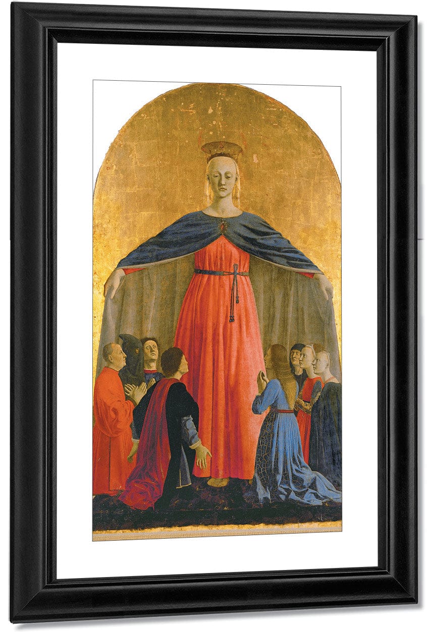 Polyptych Of The Misericordia Detail Of The Madonna 1462 By Piero Della Francesca - Image 3