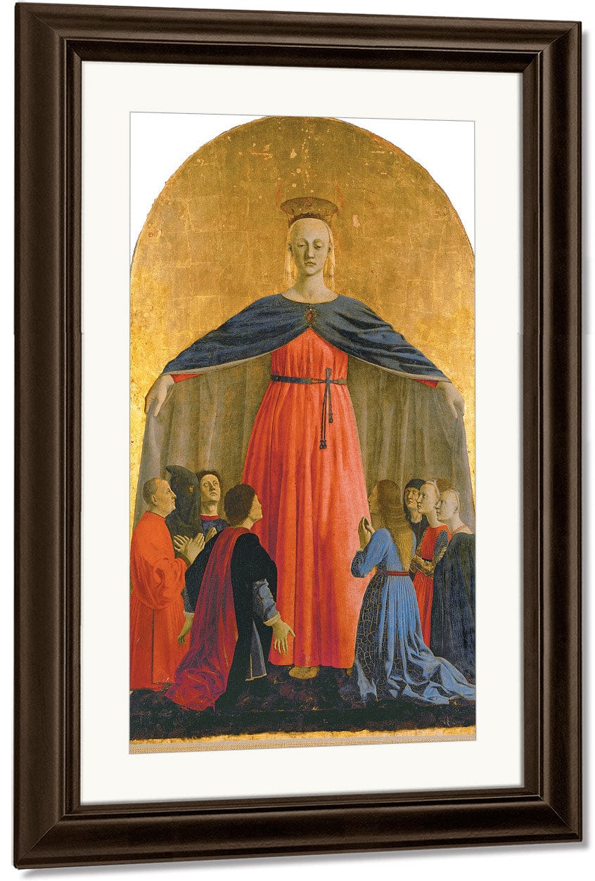Polyptych Of The Misericordia Detail Of The Madonna 1462 By Piero Della Francesca - Image 4