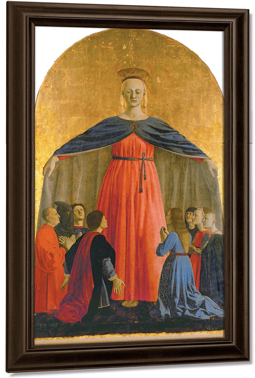 Polyptych Of The Misericordia Detail Of The Madonna 1462 By Piero Della Francesca - Image 5