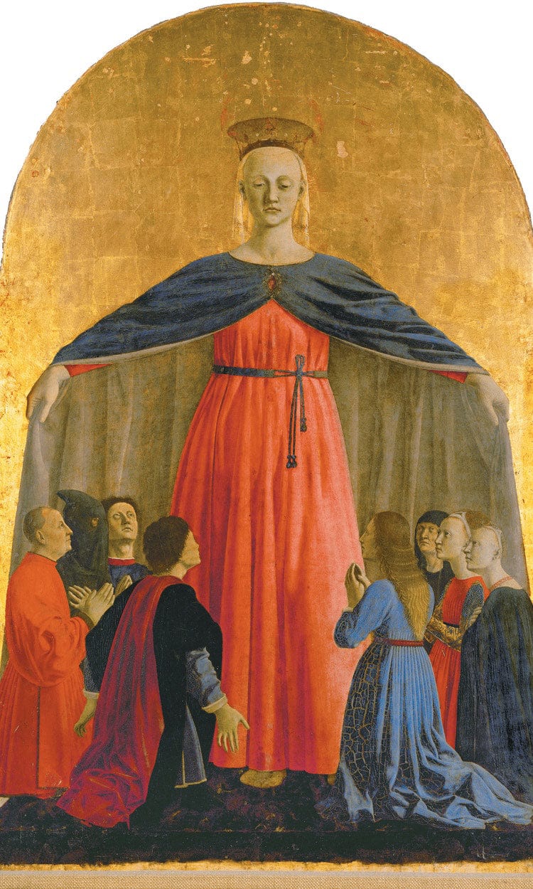 Polyptych Of The Misericordia Detail Of The Madonna 1462 By Piero Della Francesca - Image 6