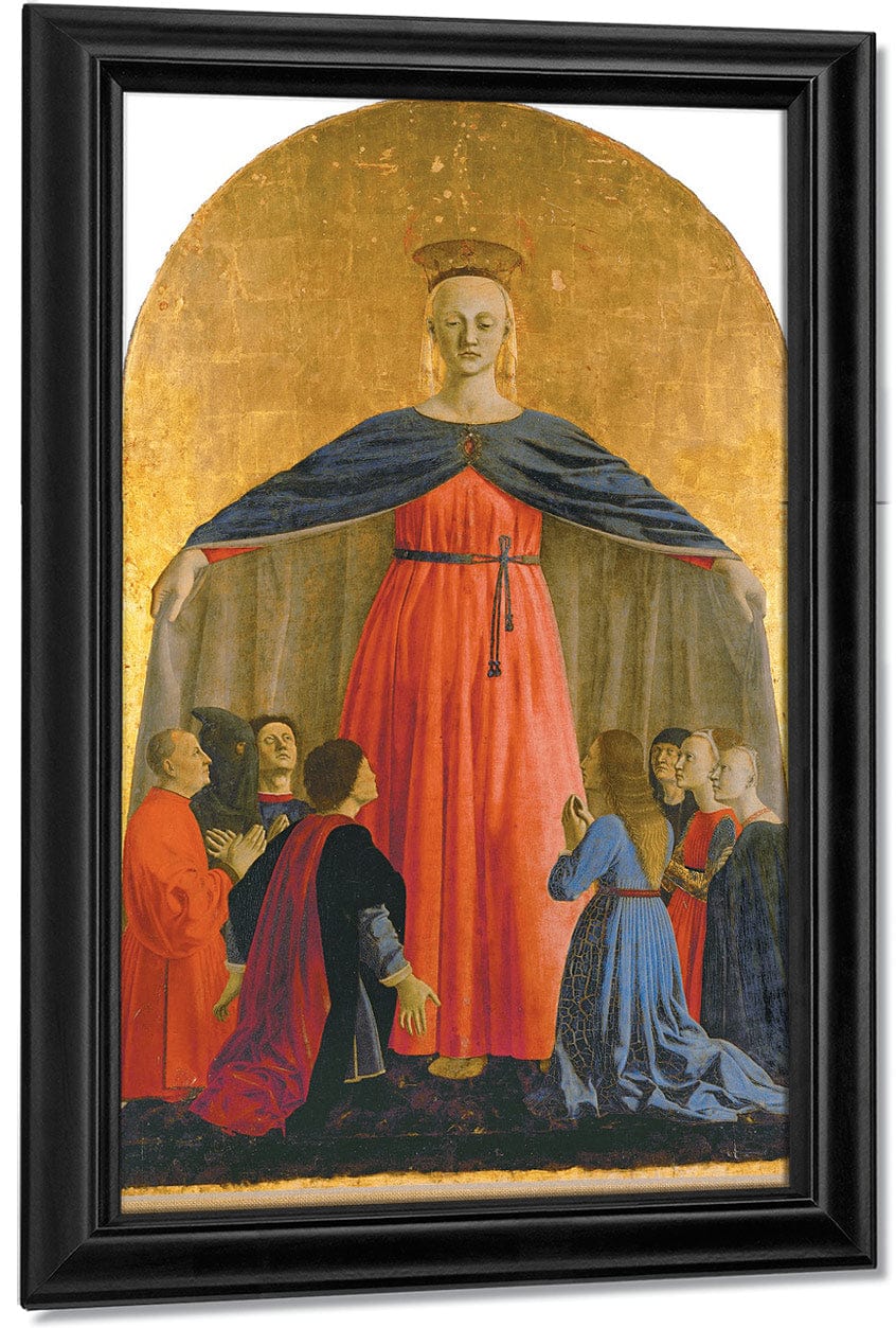 Polyptych Of The Misericordia Detail Of The Madonna 1462 By Piero Della Francesca - Image 7