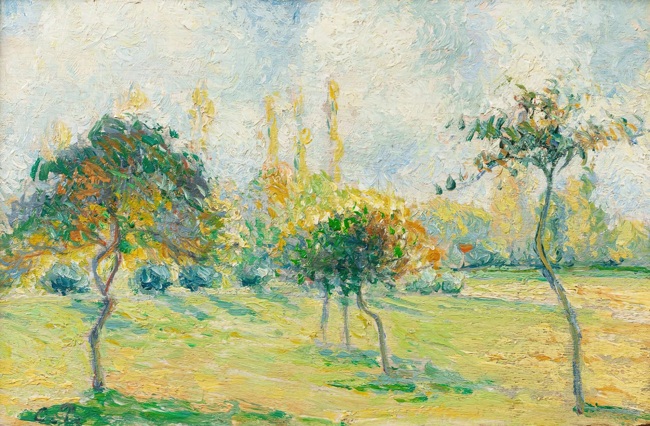 Pommiers Effet Dautomne by Camille Pissarro - Image 2