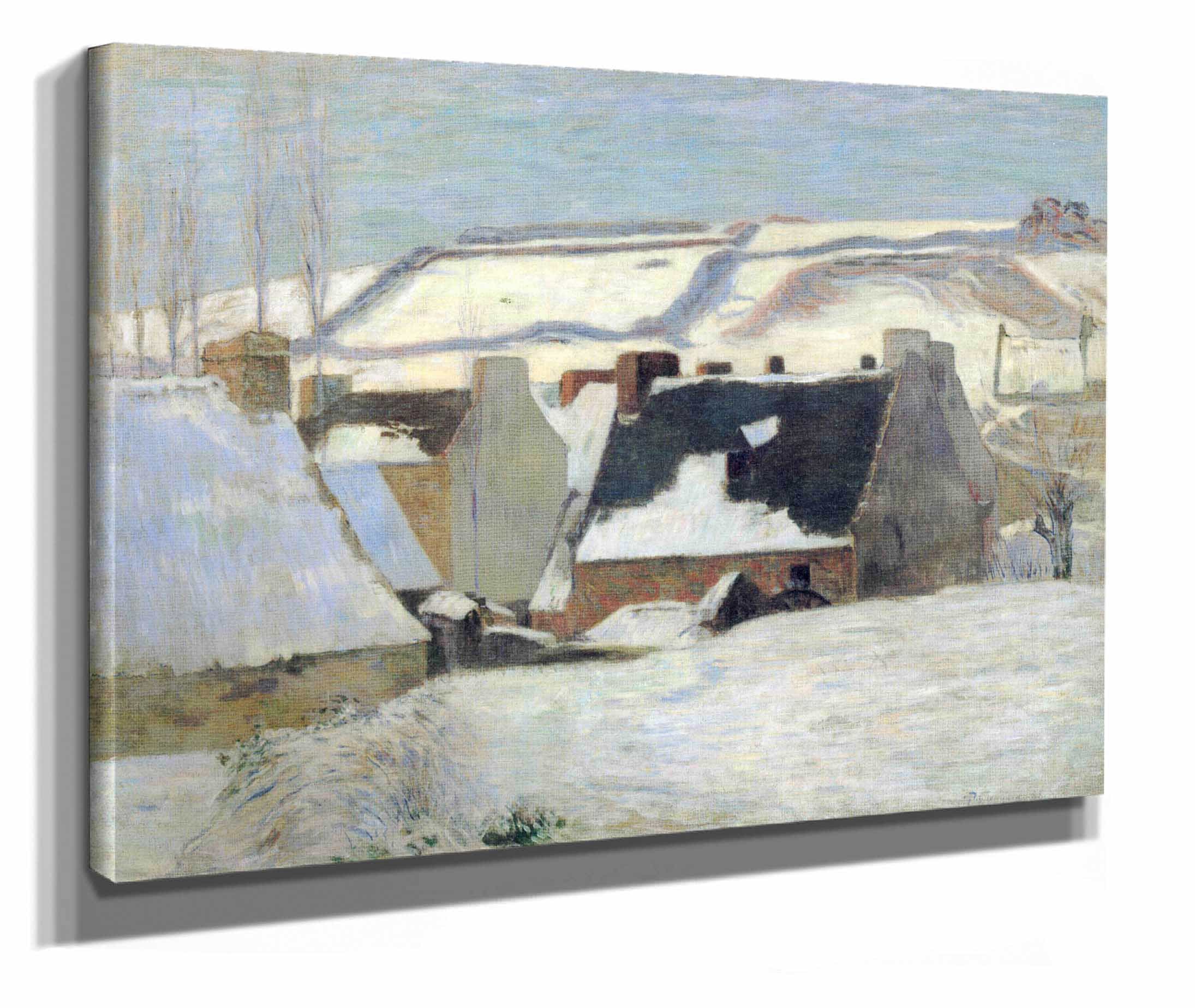 Pont Aven Sous La Neige Ou Effet De Neige by Paul Gauguin - Image 2