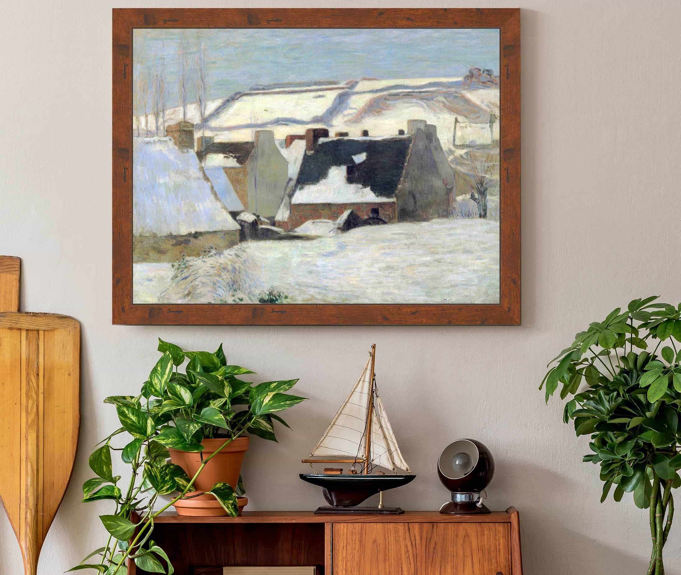 Pont Aven Sous La Neige Ou Effet De Neige by Paul Gauguin - Image 3
