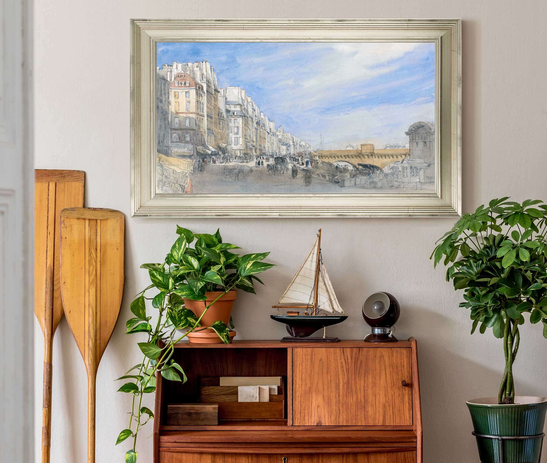 Pont Neuf From The Quai De Lecole Paris by David Cox - Image 6