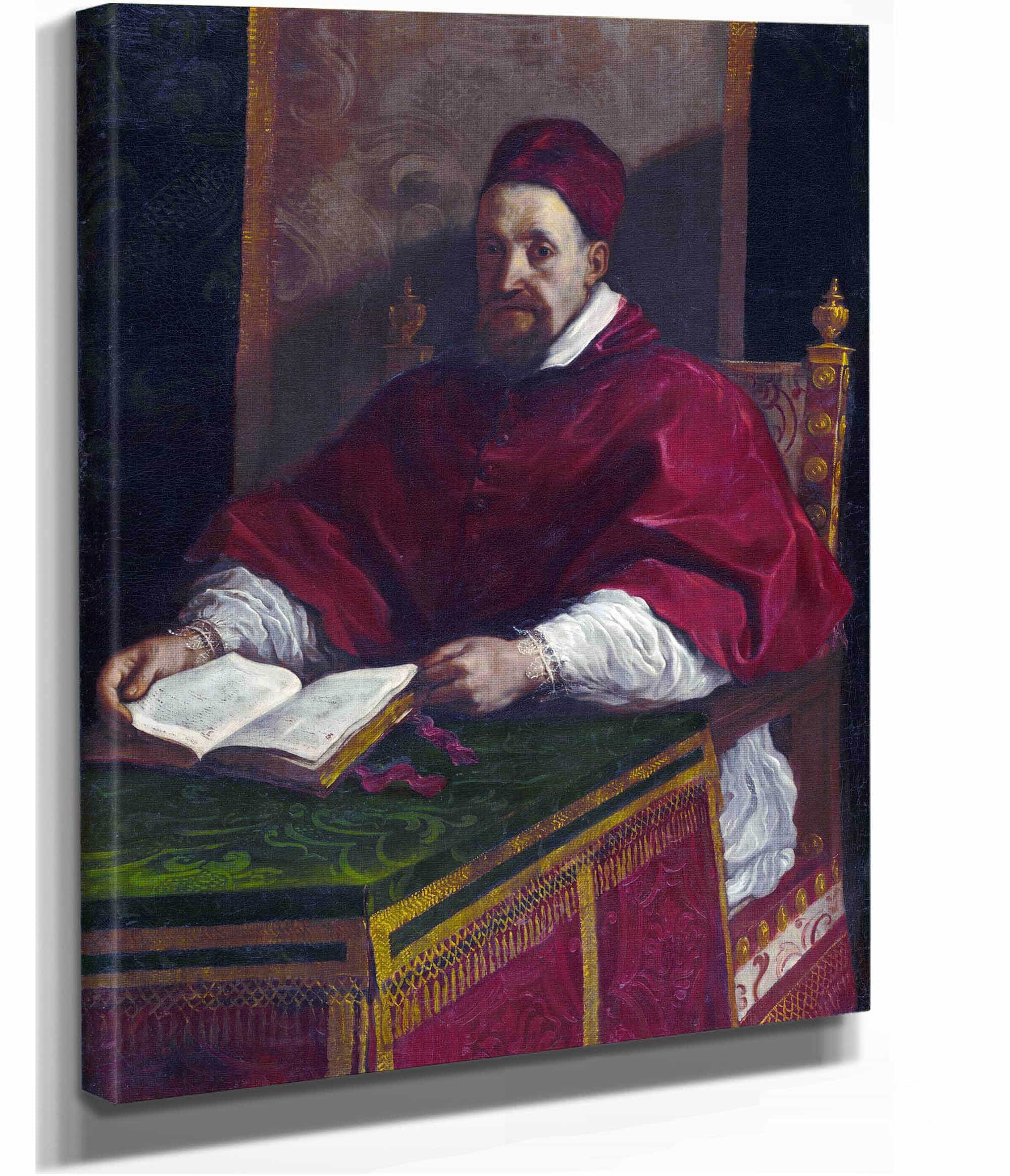 Pope Gregory Xv by Guercino - Image 2