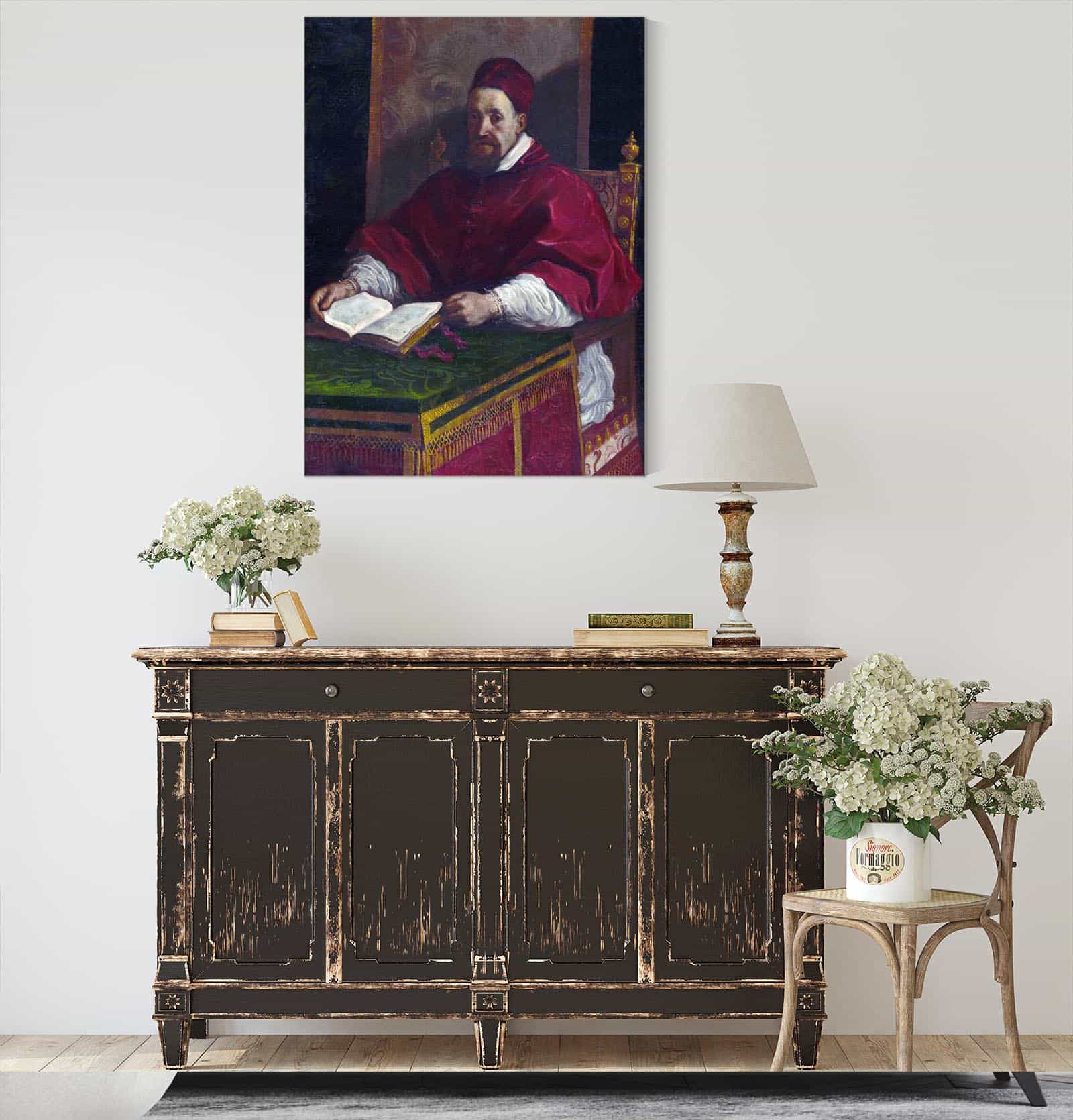 Pope Gregory Xv by Guercino - Image 4