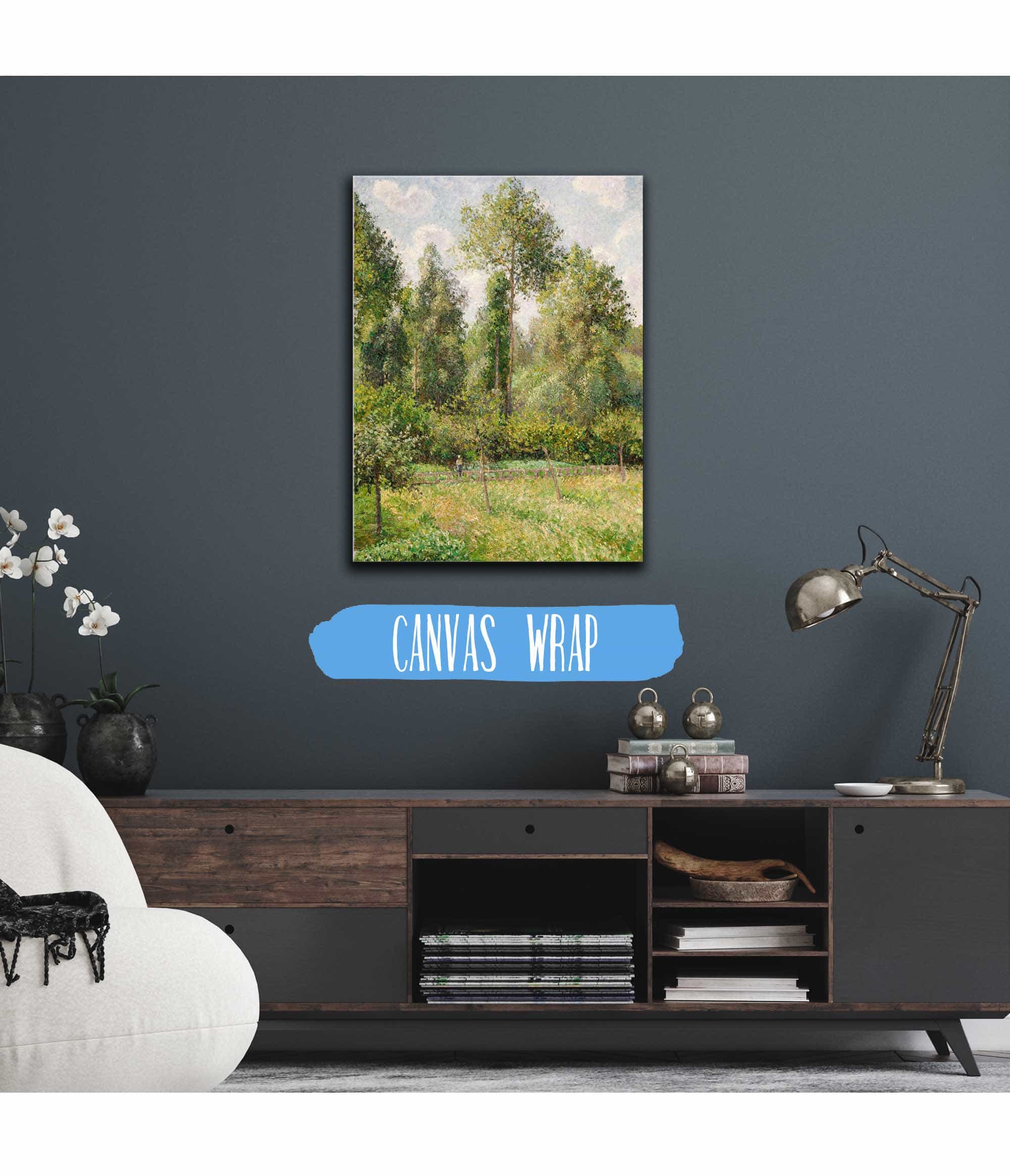 Poplars Eragny by Camille Pissarro - Image 3