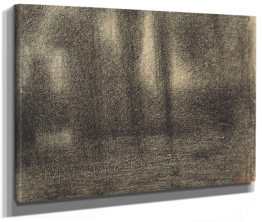 Poplars By Georges Pierre Seurat